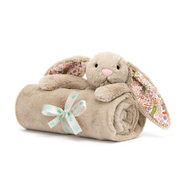 Blossom Beige Bunny 'Petal' Blankie