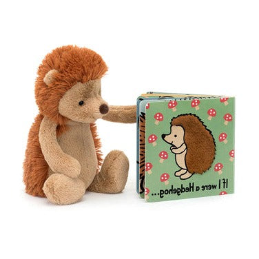 If I Were A Hedgehog Board Book and Bashful Hedgehog Medium