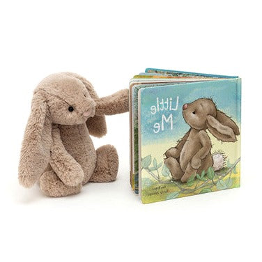 Little Me Book and Bashful Beige Bunny Medium