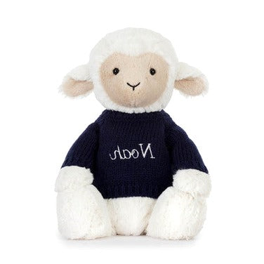 Skipson Lamb with Personalised Navy Jumper