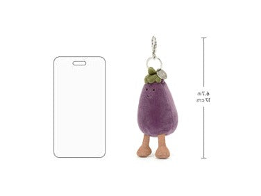 Amuseables Aubergine Bag Charm