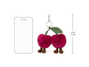 Amuseables Cherries Bag Charm 