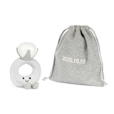 Amuseables Diamond Ring with Personalised Bag
