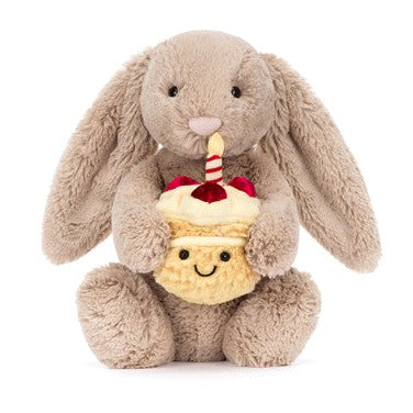 Bashful Beige Bunny 'Birthday'