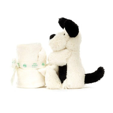 Bashful Black & Cream Puppy Soother
