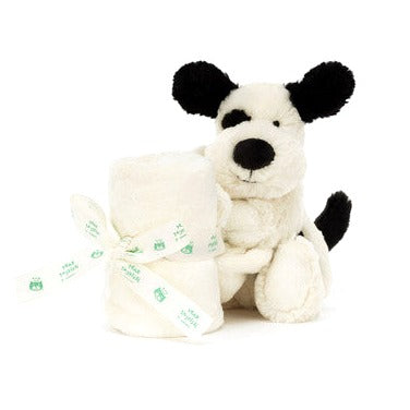 Bashful Black & Cream Puppy Soother