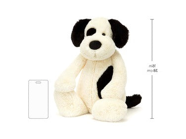 Bashful Black & Cream Puppy