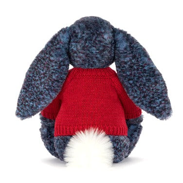 Hopscone Luxe Bunny with Personalised Red Jumper