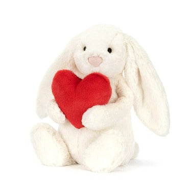 Bashful Red Love Heart Bunny