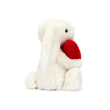 Bashful Red Love Heart Bunny