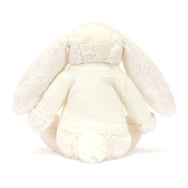 Bashful Twinkle Bunny with Personalised Cream Jumper