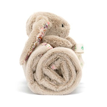 Blossom Beige Bunny 'Petal' Blankie