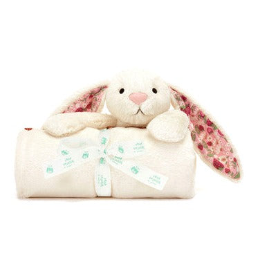Blossom Cream Bunny 'Berry' Blankie