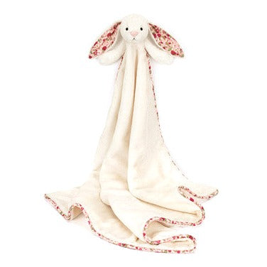 Blossom Cream Bunny 'Berry' Blankie