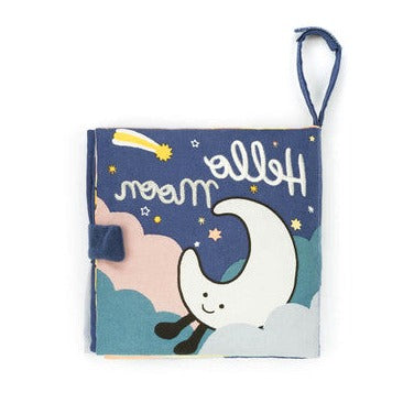 Hello Moon Fabric Book and Amuseables Moon Medium