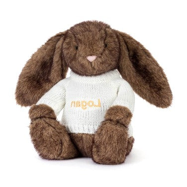 Hoppleston Luxe Bunny with Personalised Cream Jumper