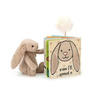 If I Were A Bunny Book and Bashful Beige Bunny Small