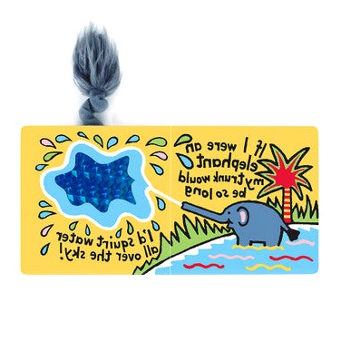 If I Were An Elephant Board Book and Fuddlewuddle Elephant Medium