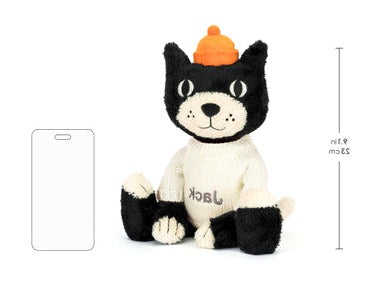 Jellycat Jack with Personalised Cream Jumper