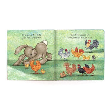 Little Me Book and Bashful Beige Bunny Medium
