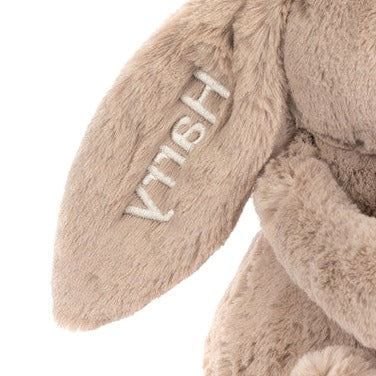 Personalised Bashful Beige Bunny 'Birthday'