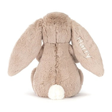 Personalised Bashful Beige Bunny 'Birthday'