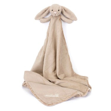 Personalised Bashful Beige Bunny Blankie