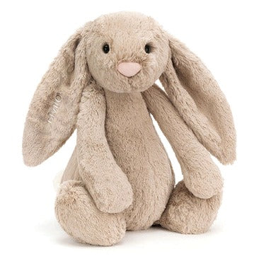 Personalised Bashful Beige Bunny Huge