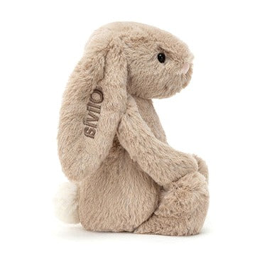 Personalised Bashful Beige Bunny Medium