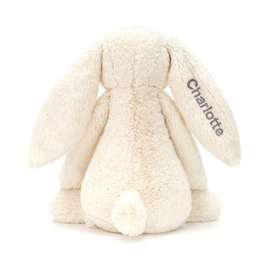 Personalised Bashful Cream Bunny Huge