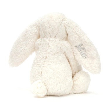 Personalised Bashful Cream Bunny Medium