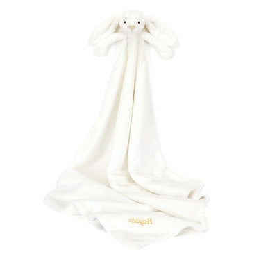 Personalised Bashful Luxe Bunny Luna Blankie