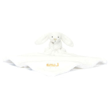 Personalised Bashful Luxe Bunny Luna Soother