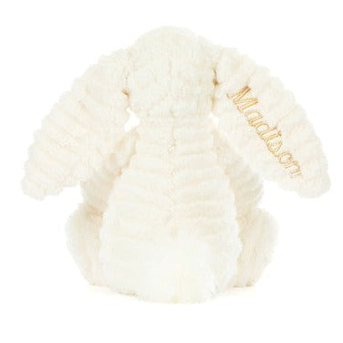 Personalised Bashful Luxe Bunny Nimbus