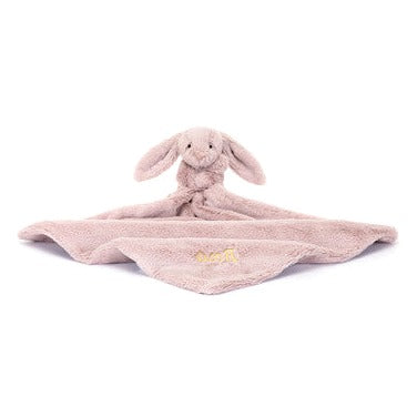 Personalised Bashful Luxe Bunny Rosa Soother