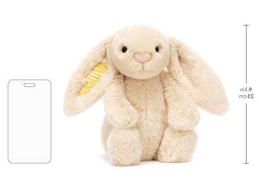Personalised Bashful Luxe Bunny Willow Medium