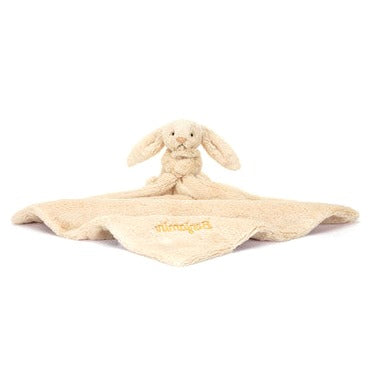 Personalised Bashful Luxe Bunny Willow Soother