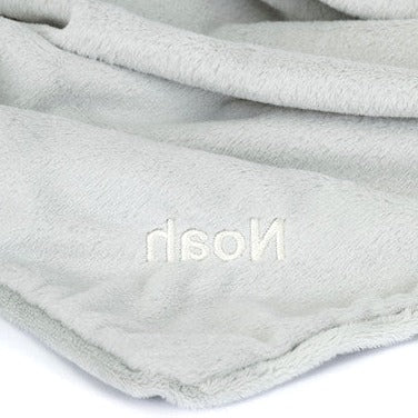 Personalised Bashful Silver Bunny Blankie