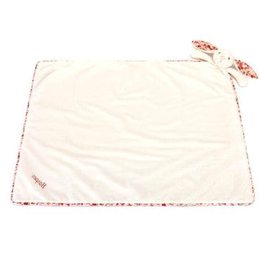 Personalised Blossom Cream Bunny 'Berry' Blankie
