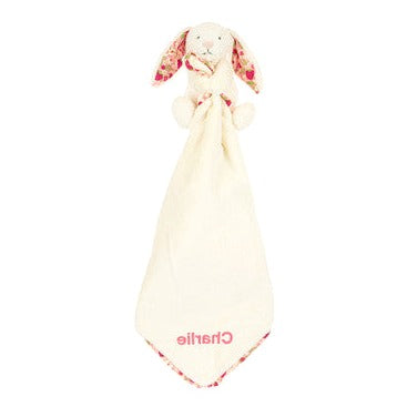 Personalised Blossom Cream Bunny 'Berry' Soother