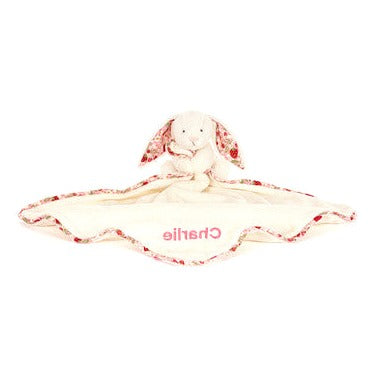 Personalised Blossom Cream Bunny 'Berry' Soother