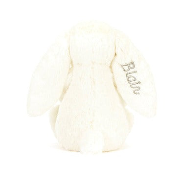 Personalised Cream Bunny with Plant