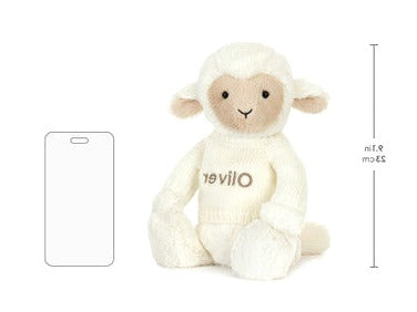 Skipson Lamb with Personalised Cream Jumper