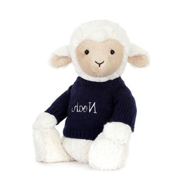 Skipson Lamb with Personalised Navy Jumper