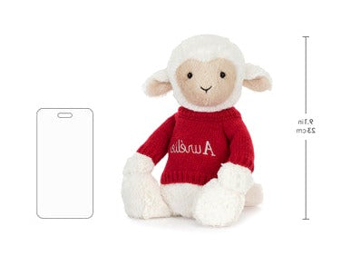 Skipson Lamb with Personalised Red Jumper