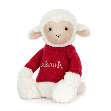 Skipson Lamb with Personalised Red Jumper