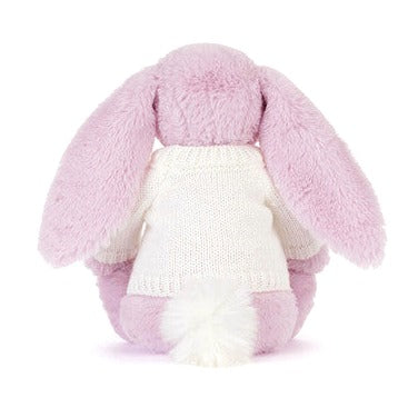 Thistlepop Blossom Luxe Bunny with Personalised Cream Jumper
