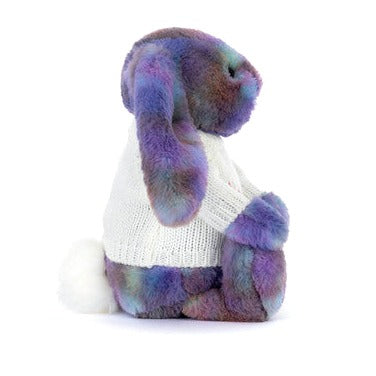 Zodihop Luxe Bunny with Personalised Cream Jumper