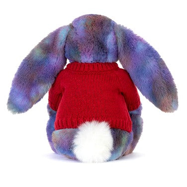Zodihop Luxe Bunny with Personalised Red Jumper